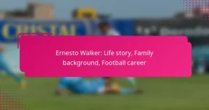 Ernesto Walker: Life story, Family background, Football career